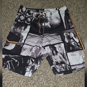 Billa Bong Bob Marley Board Shorts
